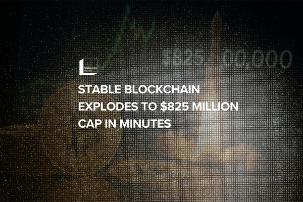 Stable Blockchain Explodes to $825 Million Cap in Minutes: Inside Phase 1 Pre-Deposit Campaign's Record-Breaking Success